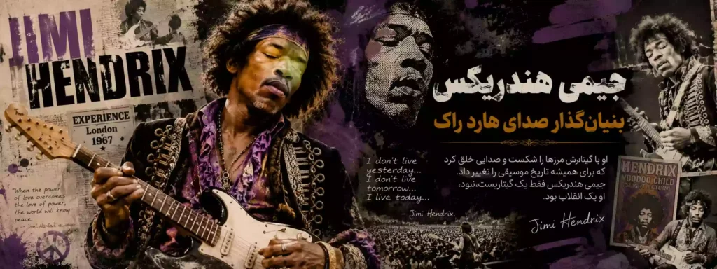 جیمی هندریکس بنیانگذار صدای هارد راک