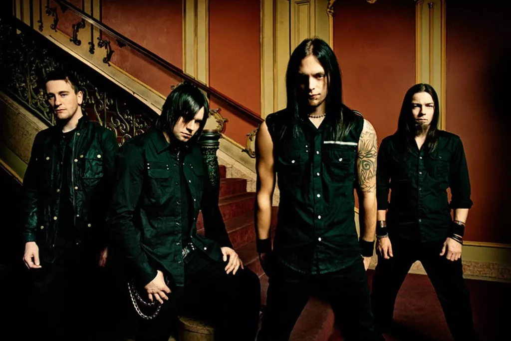 اعضای Bullet for My Valentine در دوره انتشار آلبوم Scream Aim Fire