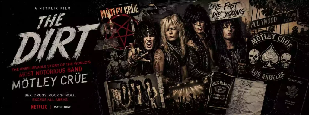 فیلم The Dirt و نمایش زندگی گروه Mötley Crüe