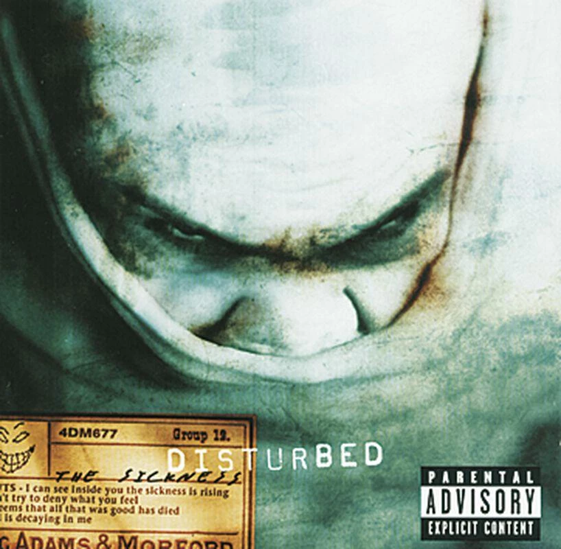 کاور رسمی آلبوم The Sickness اثر گروه Disturbed منتشرشده در سال ۲۰۰۰