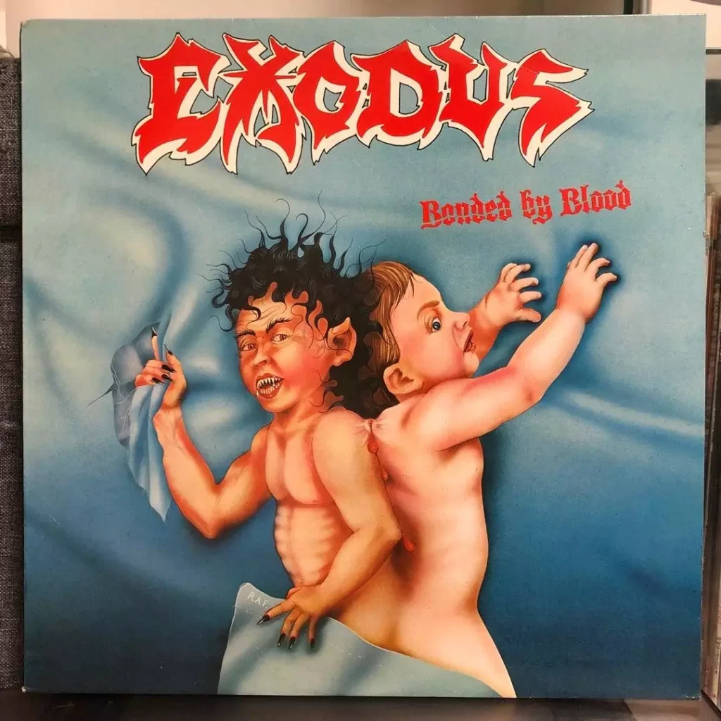 کاور رسمی آلبوم Bonded by Blood از گروه Exodus