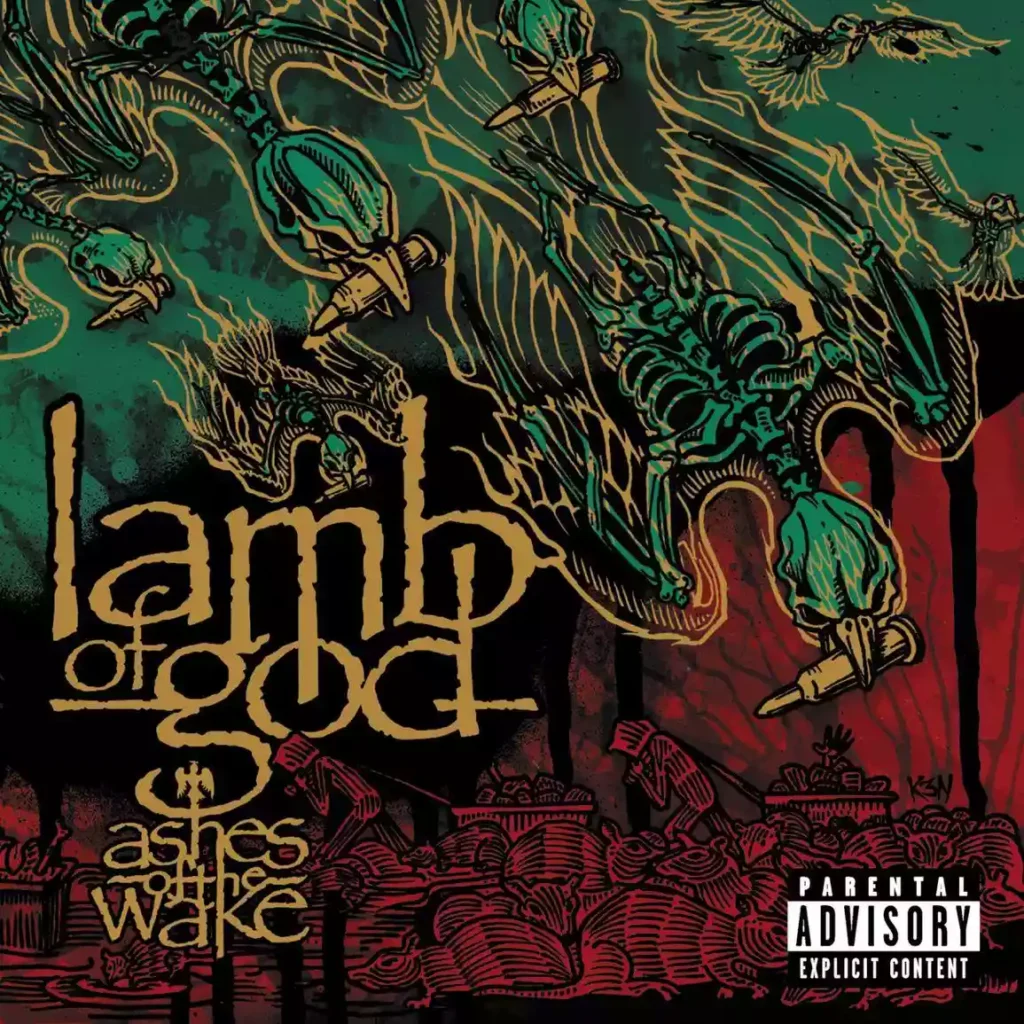 کاور آلبوم Ashes of the Wake اثر لمب آو گاد منتشرشده در سال ۲۰۰۴