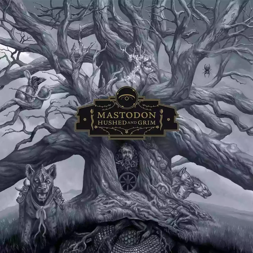 کاور آلبوم Hushed and Grim از گروه Mastodon منتشرشده در سال ۲۰۲۱