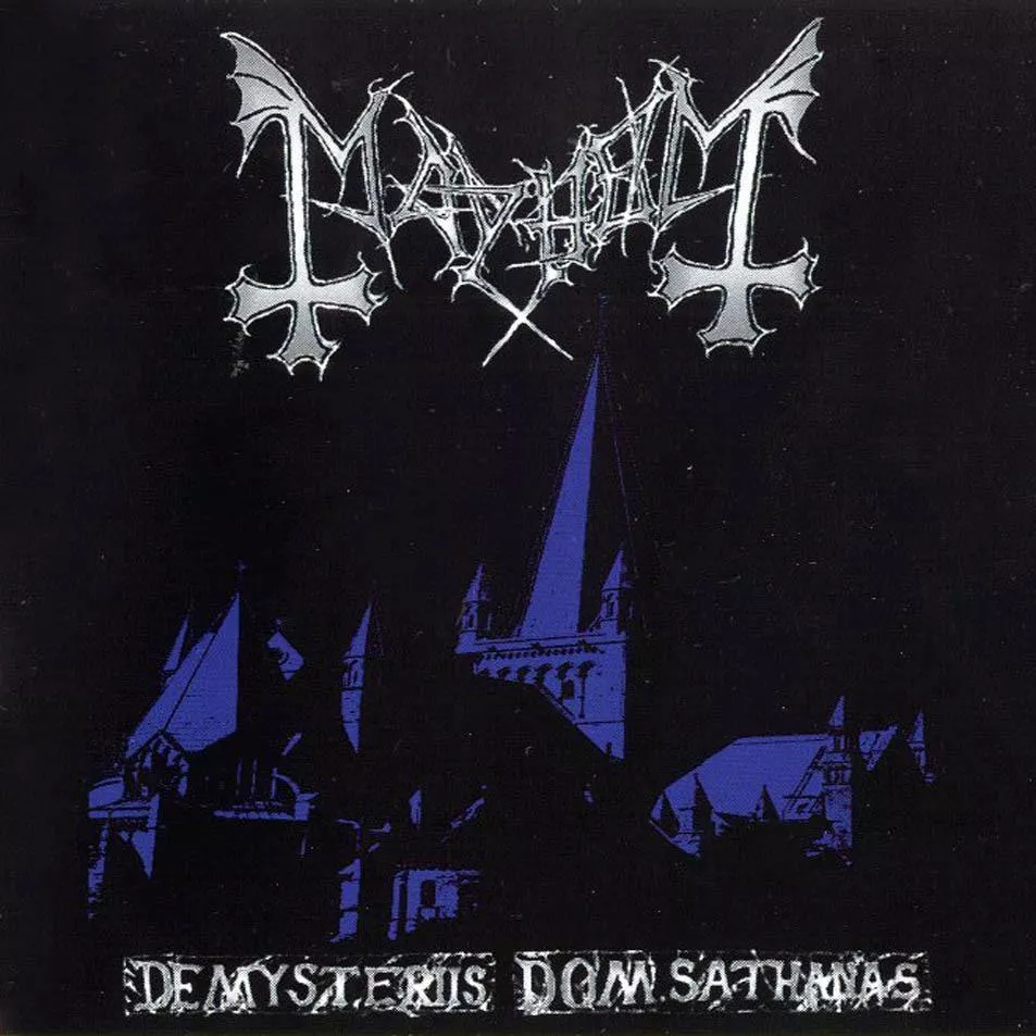 کاور رسمی آلبوم De Mysteriis Dom Sathanas از گروه Mayhem