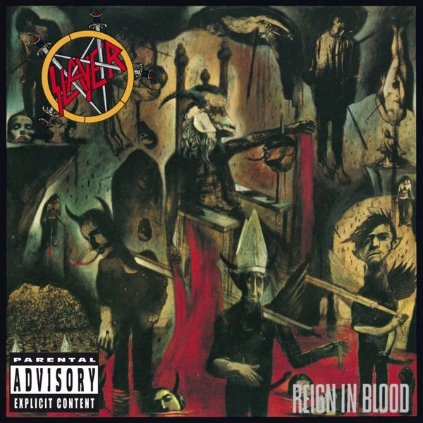 کاور آلبوم Reign in Blood از Slayer ۱۹۸۶ سریع‌ترین و خشن‌ترین آلبوم ترش متال تاریخ