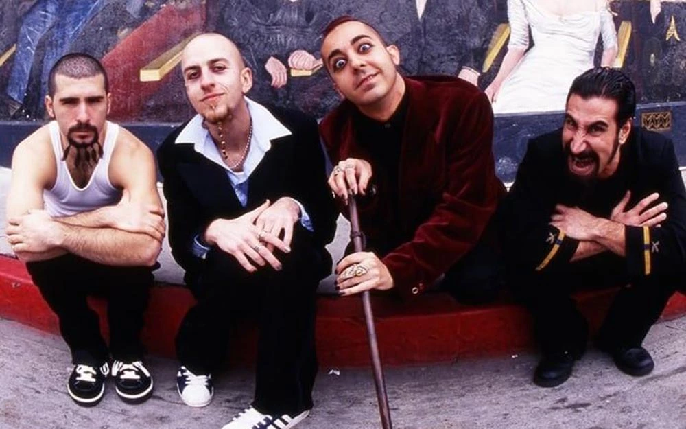 اعضای کلاسیک گروه System of a Down در دوران آغاز فعالیت