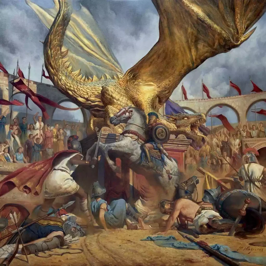 کاور آلبوم In the Court of the Dragon از گروه تریویوم